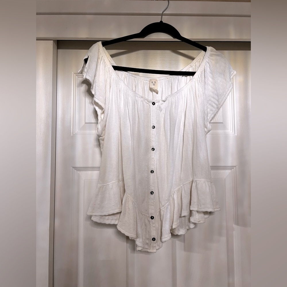 Off the shoulder women’s top